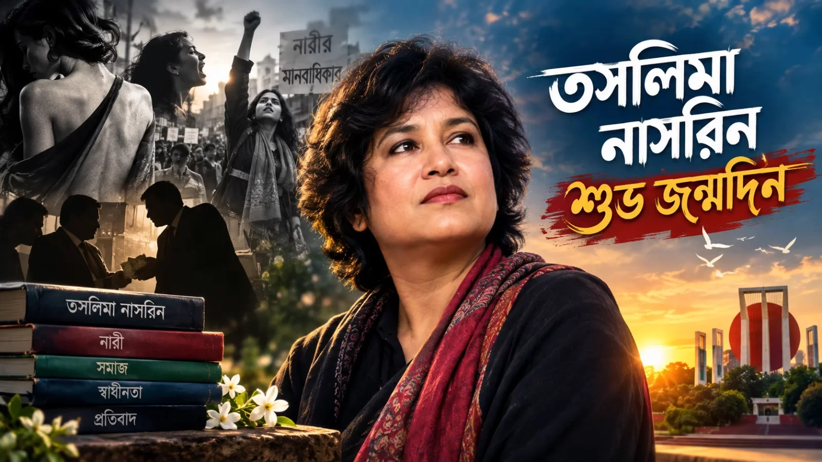 তসলিমা নাসরিন, শুভ জন্মদিন