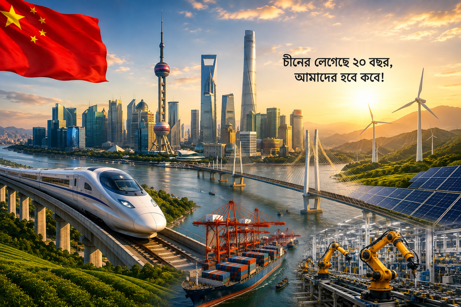 চীনের লেগেছিল ২০ বছর, আমাদের হবে কবে!