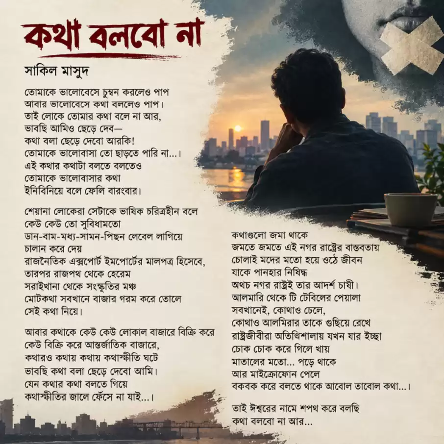 কথা বলবো না