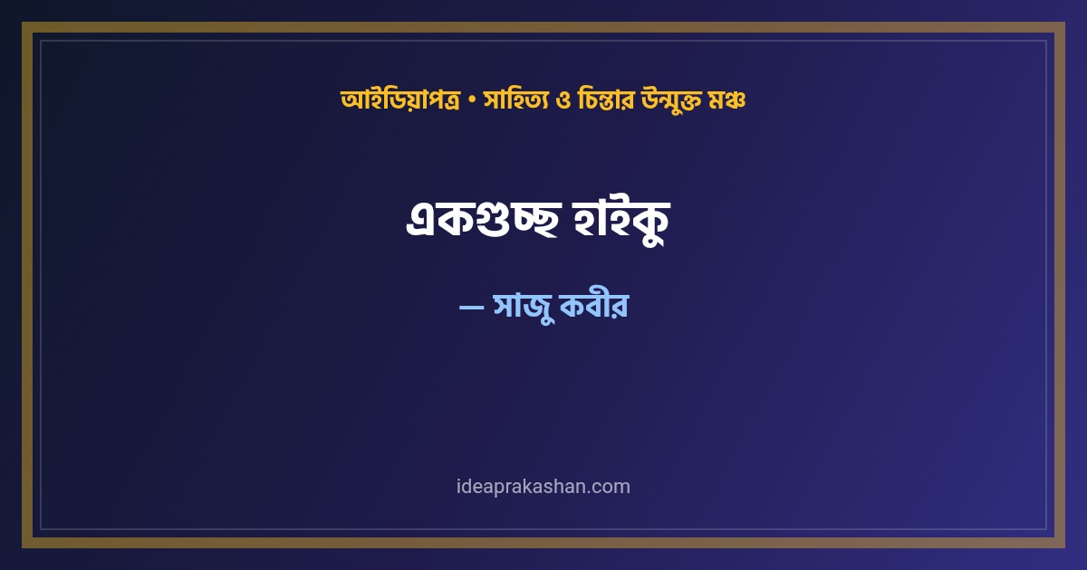 একগুচ্ছ হাইকু