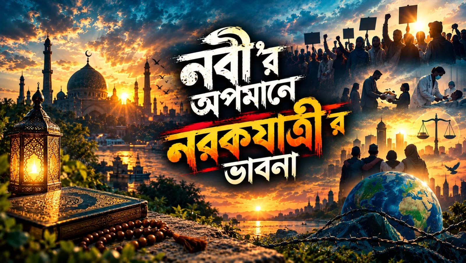 নবী'র অপমানে নরকযাত্রী'র ভাবনা